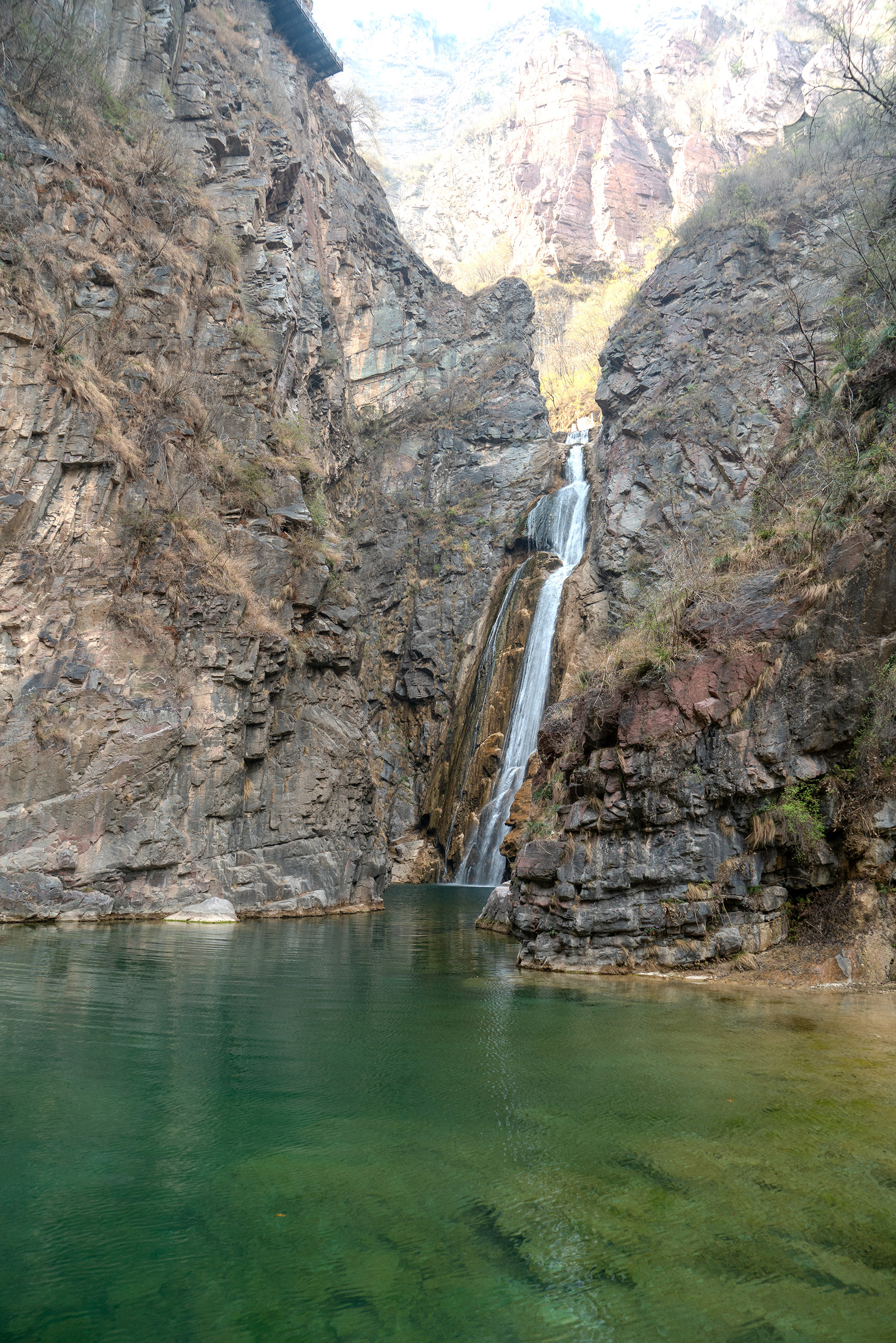 宝泉景区大峡谷玉女瀑